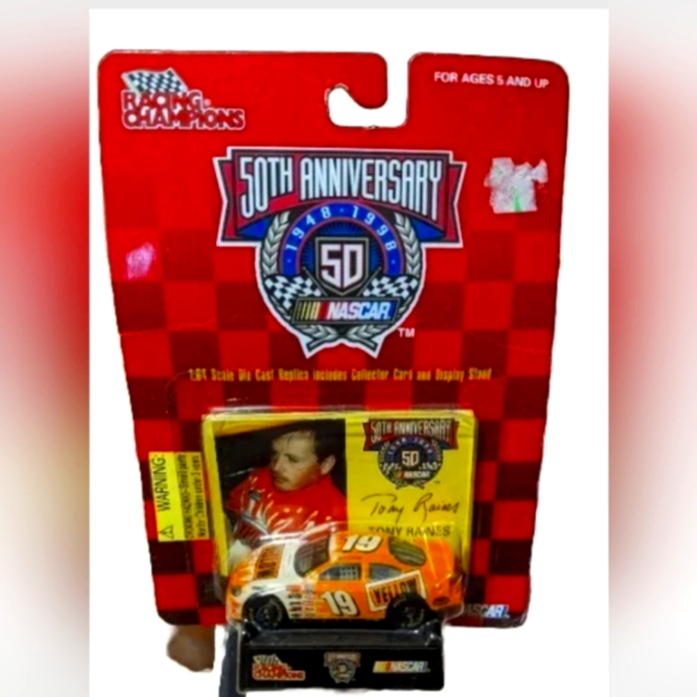 ~1998 ~Racing Champions 50th Anniversary Tony Raines 1:64 Die-Cast
